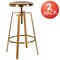 Flash Furniture Gold Adjustable Barstool, PK2 2-CH-181070-26S-GLD-GG - alternate 3